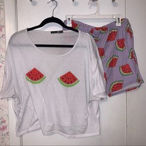 Watermelon Marching PJ Set